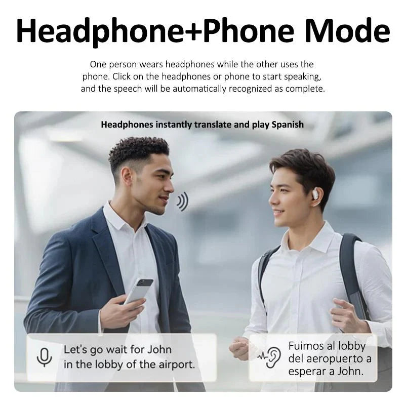 AI Translator Earbuds ~ Real-Time Translation for Seamless Global Communication.